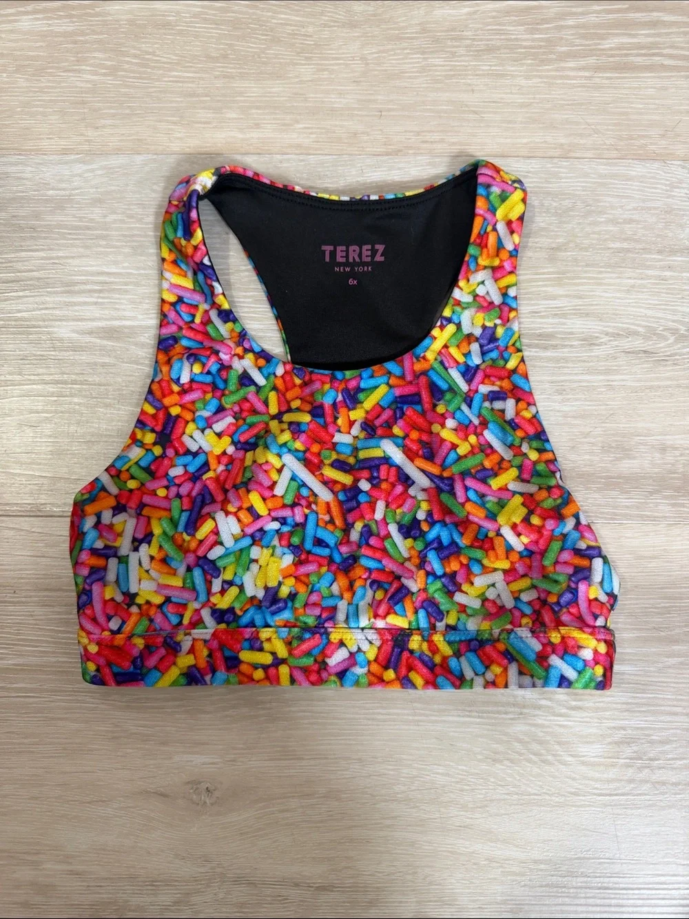 Terez Sprinkles Girls Sports Bra